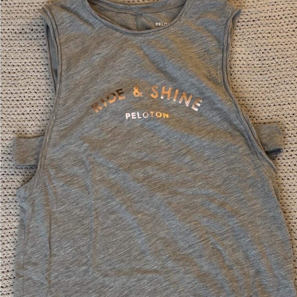 Peloton tank - “ride and shine”